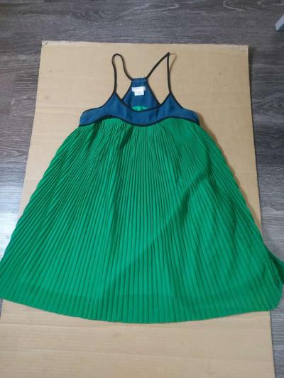 Urban Outfitters Cooperative Pleated GreenBlue Color Block T - Thumbnail 2