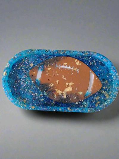 resin football Trinket Tray - Thumbnail 2