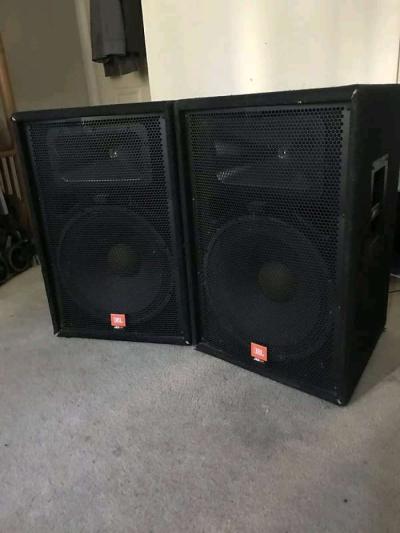 2 JBL JRX100 JRX115 15IN 2WAY REINFORCED SPEAKERS - Mountlake Terrace, Washington