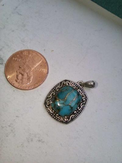 Silver and Turquoise Jewelry Lot - Thumbnail 6