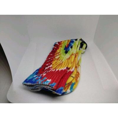Tie Dye High Quarter Socks Unisex 1 Pair Unisex - Thumbnail 4