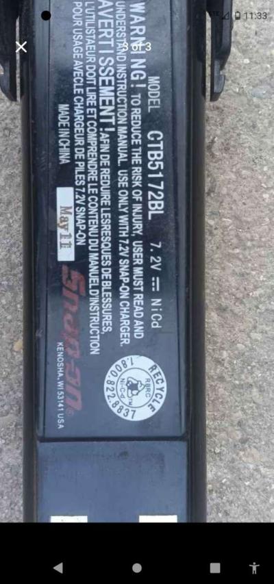 Snap On Drill Screwdriver and Charger - Thumbnail 3