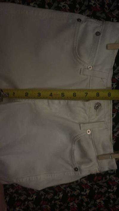 7FAM 7 For All Mankind White Jeans Size 24 - Thumbnail 4