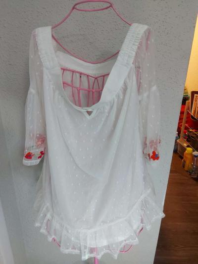 Umgee Floral Embroidered Peasant Top - Thumbnail 2