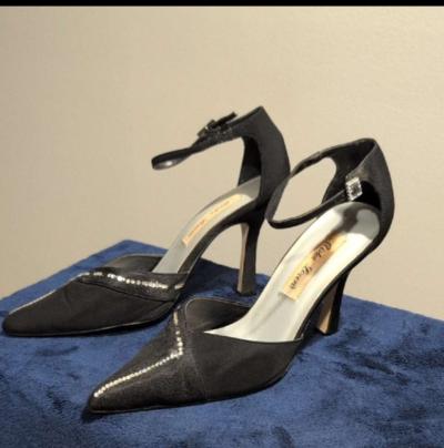 Black Womens Shoes  size 10 medium - Thumbnail 4