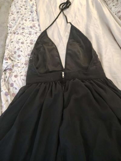 Charlotte Russe size small sexy long black evening dress - Thumbnail 2