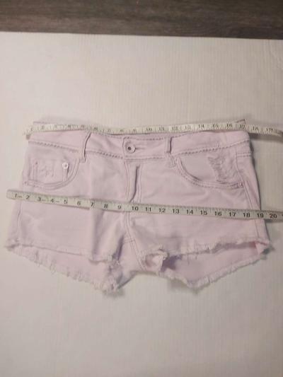 Dollhouse Lilac Purple Raw Hem Shorts Size Juniors - Thumbnail 3