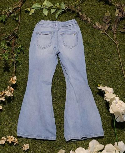 Light Wish Kids Flare Jeans - Thumbnail 2