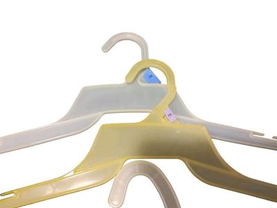Assorted Plastic Retail Hangers Wire Hook Double Notched Shi - Thumbnail 2