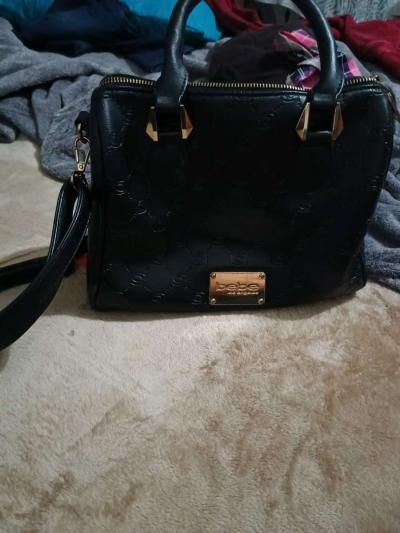 womens black bebe Los Angeles purse - Thumbnail 3