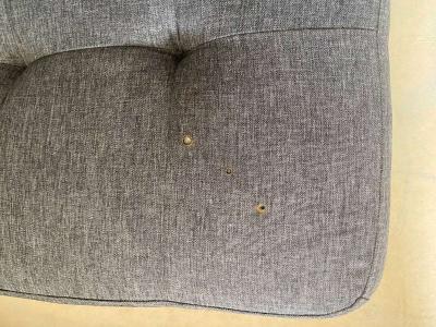 Grey sectional with ottoman Free Delivery If Needed - Thumbnail 4