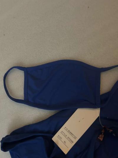 AQ Sport Cropped Graphic Tee with Cloth Mask NEW Soft - Thumbnail 4