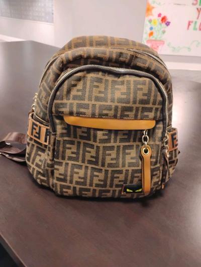 Fendi Mens Zucca Backpack - Thumbnail 1