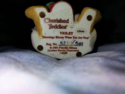 cherished Teddies bear figurines - Thumbnail 6