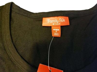 Black Mama Bear Pajama Sweatshirt  Women NWT - Thumbnail 3