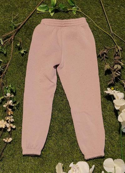 Girls Pink fleece joggers - Thumbnail 2
