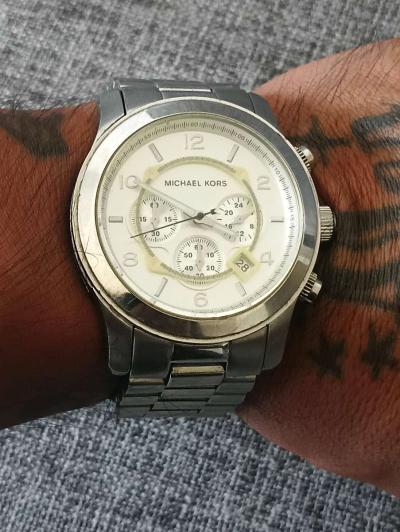 Michael Kors Silver Watch MK8086 - Thumbnail 5
