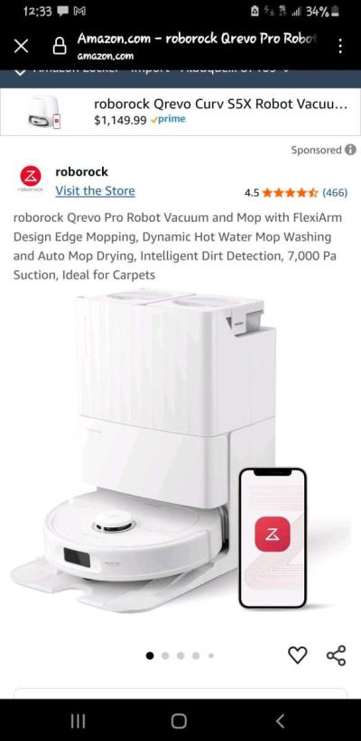 ROBOROCK QREVO PRO NEW - Thumbnail 2