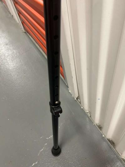 Height adjustable aluminum walking cane - Thumbnail 3