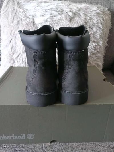 Timberland Premium 6 Inch Waterproof Boots Color Black Nubuc - Thumbnail 2