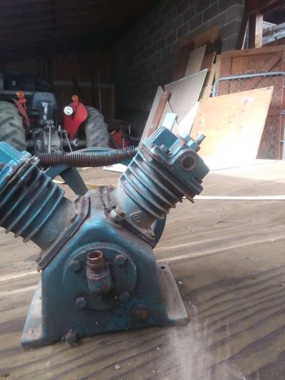 single and double pump air pump oil cooled - Thumbnail 2