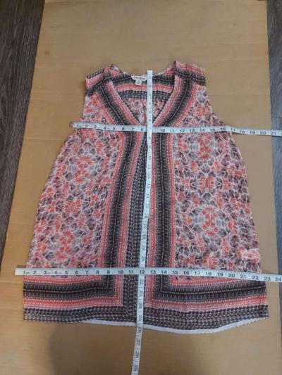 Lucky Brand Womens Printed Border Tank Size S - Thumbnail 5