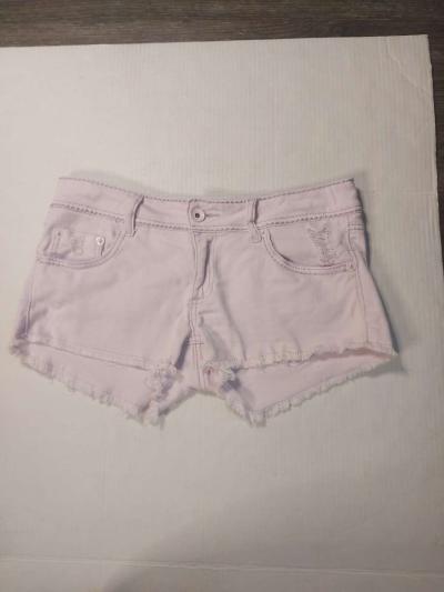 Dollhouse Lilac Purple Raw Hem Shorts Size Juniors - Thumbnail 2