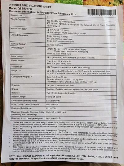 Quantum power chair - Thumbnail 2