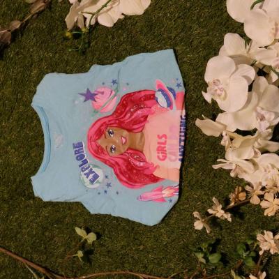 Blue Girls Explore graphic tee - Thumbnail 3