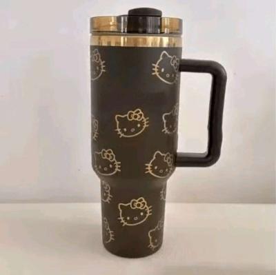 40 ounce Stanley stainless steel hello kitty travel mug - Thumbnail 2