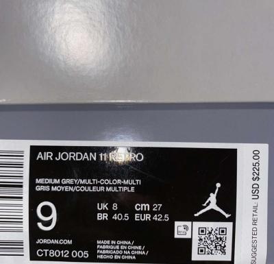 Size 9 Jordan retro space gray - Thumbnail 6