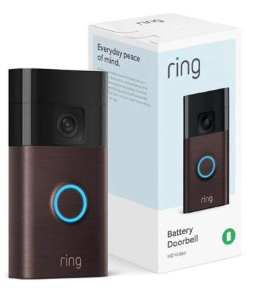 Ring Video Doorbell Battery VENETIAN  NEW - Thumbnail 1