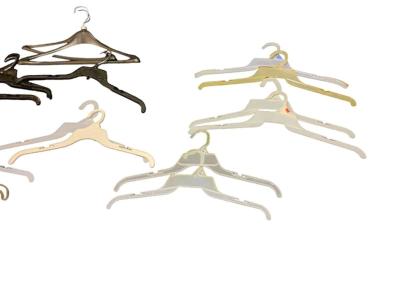 Assorted Plastic Retail Hangers Wire Hook Double Notched Shi - Thumbnail 4