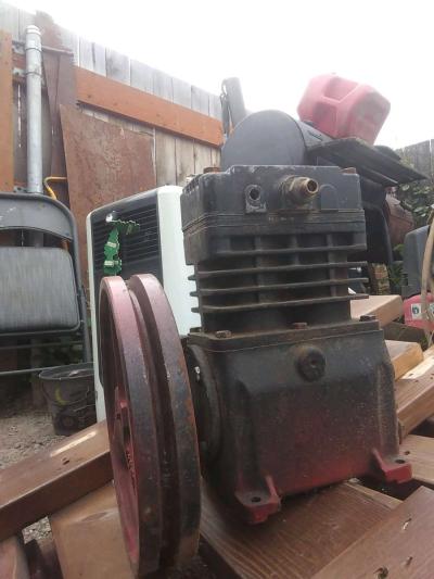 single and double pump air pump oil cooled - Thumbnail 4