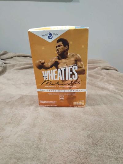 Muhammad Ail On WHEATIES Cereal Box - Des Moines, Iowa