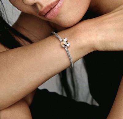 PANDORA MOMENTS DISNEY 100TH ANNIVERSARY SNAKE CHAIN BRACELE - Thumbnail 3