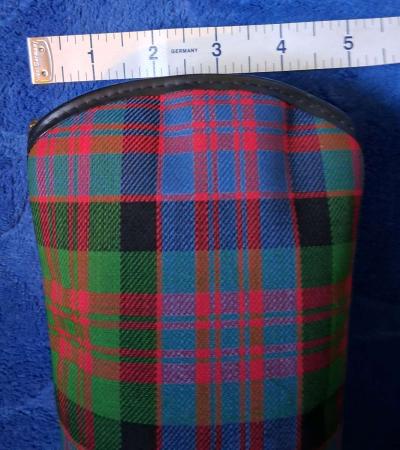 TEACHERS SCOTCH LIQUOR TARTAN BAG WITH GLASS SCOTCH BOTTLE - Thumbnail 5