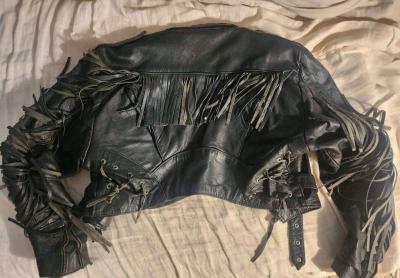 Vintage Leather Jacket - Thumbnail 2