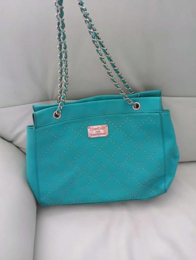 BEBE TOTE TURQUOISE BLUE - Thumbnail 2
