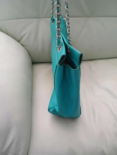 BEBE TOTE TURQUOISE BLUE - Thumbnail 4