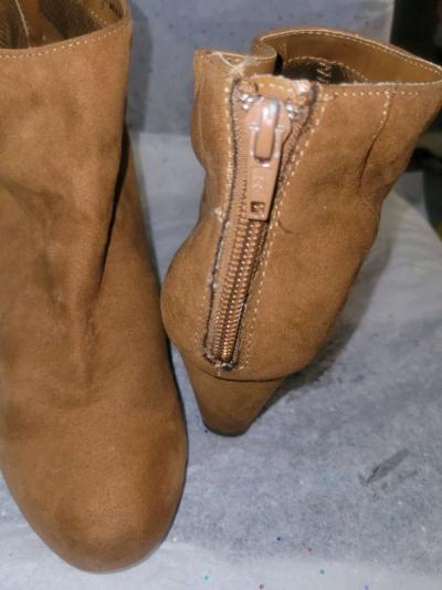 Tan Ankle Boots - Thumbnail 2