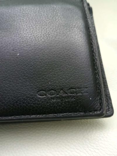Coach Mens 3 In 1 Compact ID Wallet in Refine Pebble Leather - Thumbnail 2