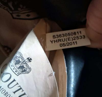 JUICY COUTURE DAYDREAMER BLACK VELOUR SCOTTIE DOG BAG - Thumbnail 5