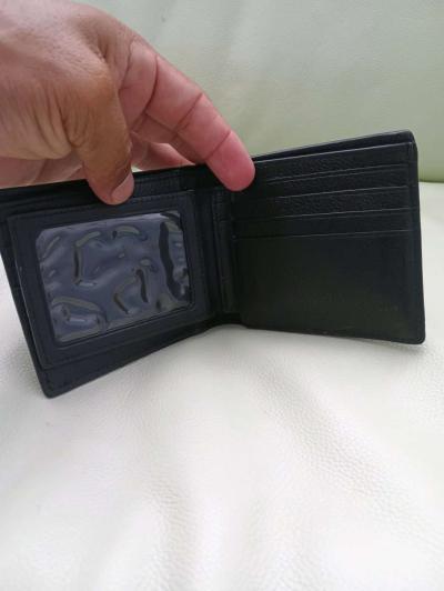 Coach Mens 3 In 1 Compact ID Wallet in Refine Pebble Leather - Thumbnail 4