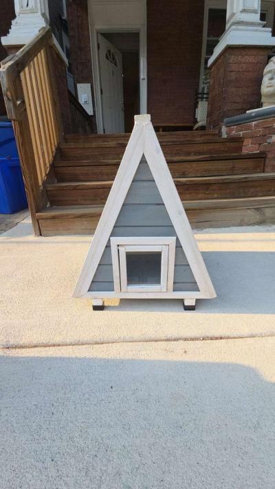 Petsfit Cat House Indoor Outdoor Feral Cat Shelter Weatherpr - Thumbnail 2