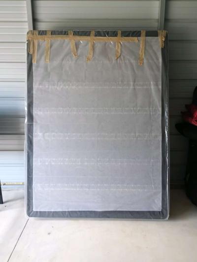Metal Queen Size Bedframe With Box Spring - Thumbnail 5