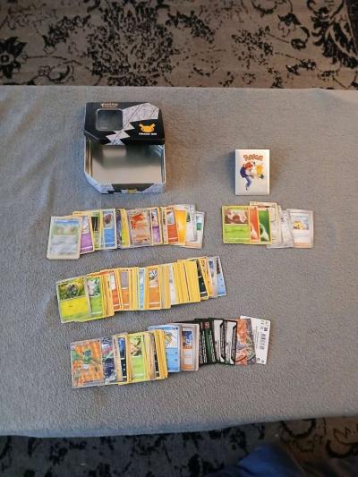 263 Pokemon Cards with Tin Box Card Holder And Magazine - Thumbnail 3