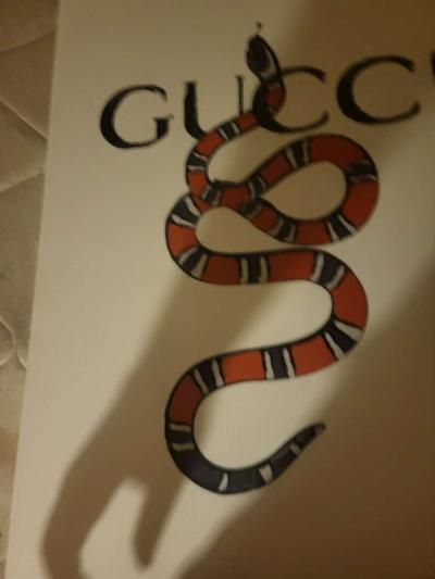 hand painted Gucci painted by far  child Paris - Thumbnail 3