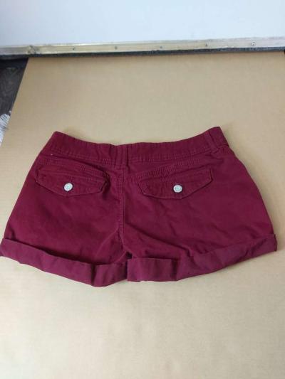 Aeropostale Maroon Twill Shorts - Thumbnail 4