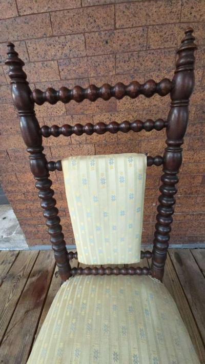 Antique Victorian Bobbin Chair  Classic Turned Spindle Desig - Thumbnail 2